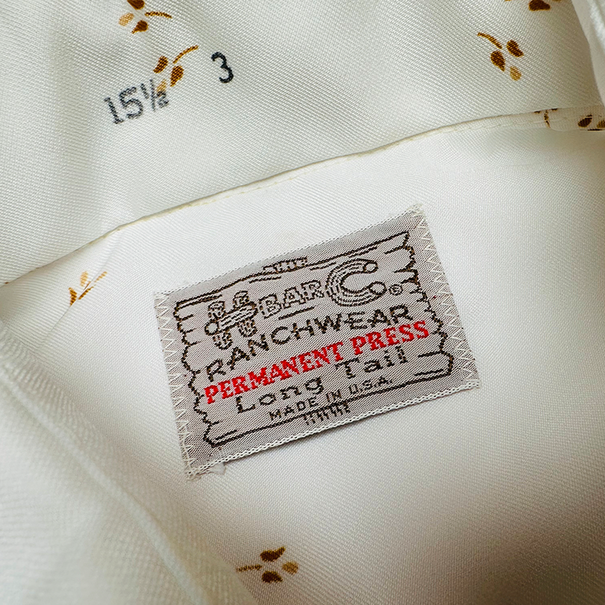 H BAR C VINTAGE  WESTERN SHIRT