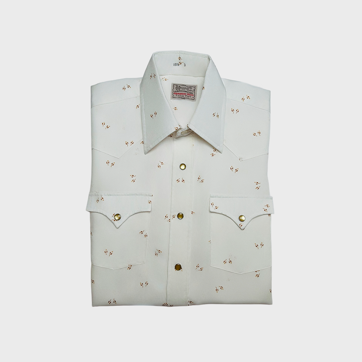 H BAR C VINTAGE  WESTERN SHIRT