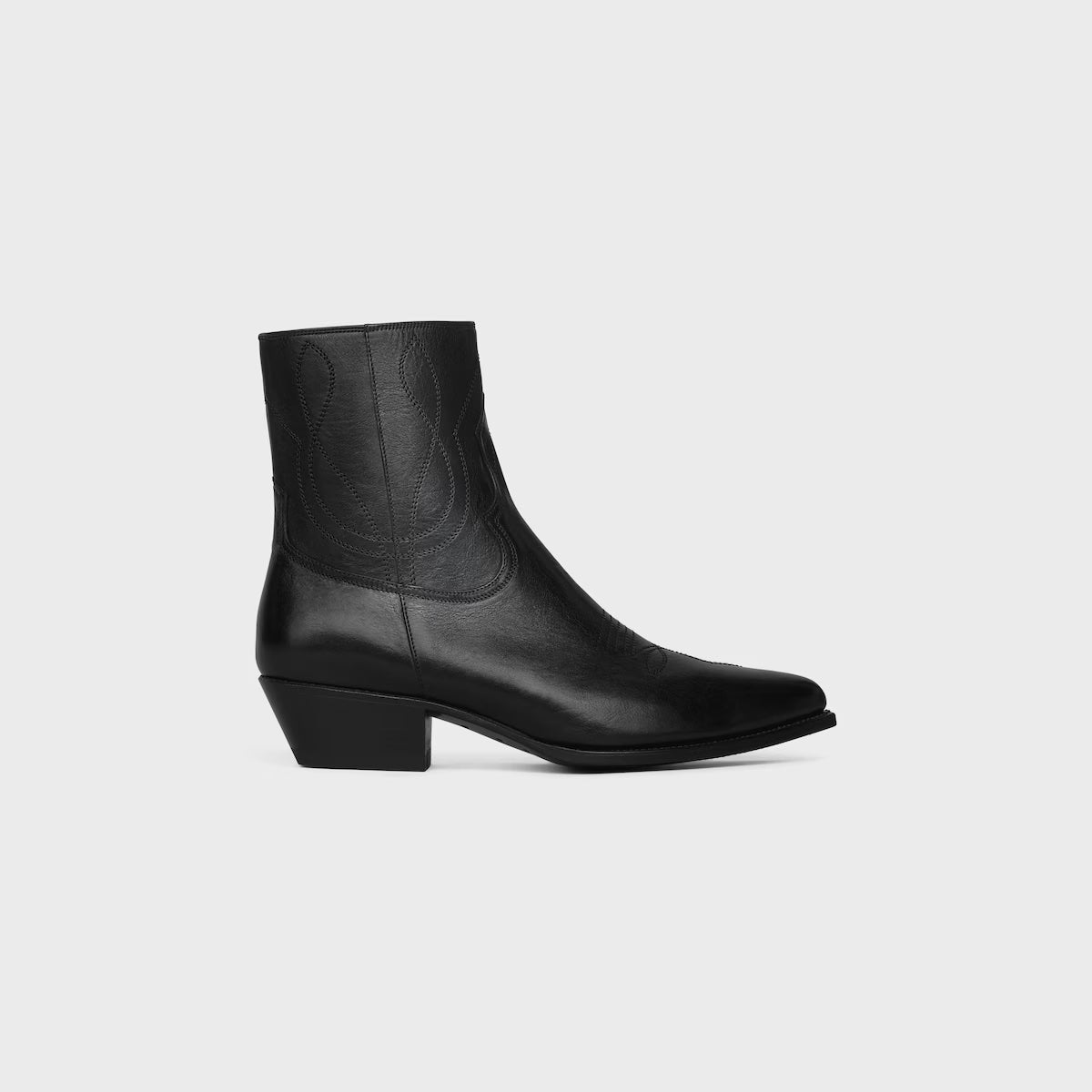 WESTERNSTIEFEL MIT REISSVERSCHLUSS aus Kalbsleder