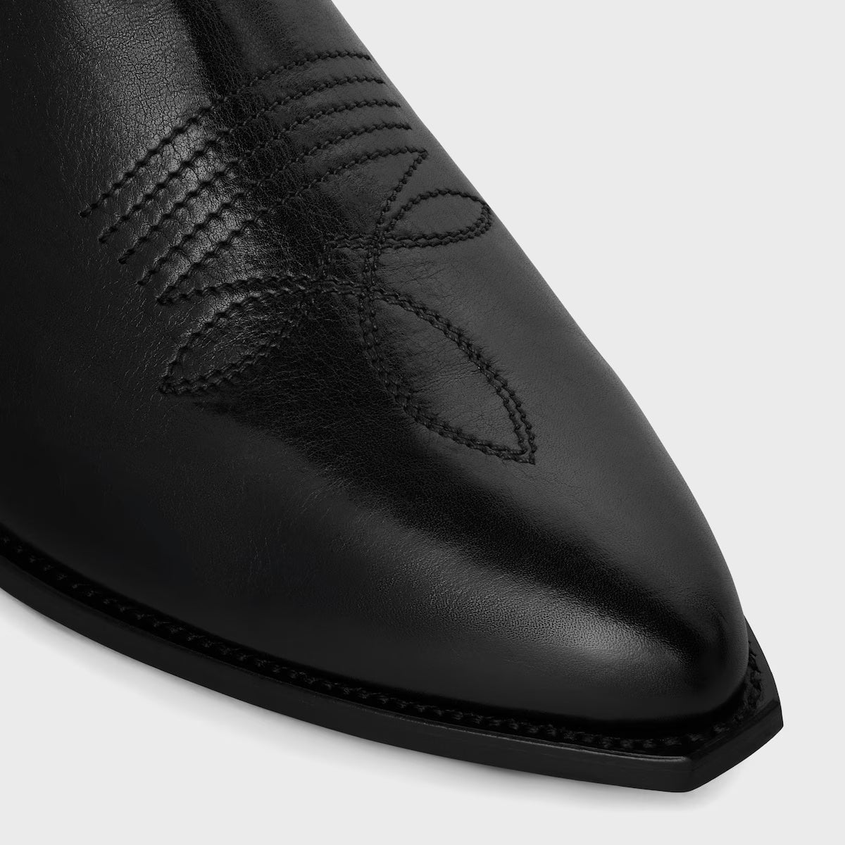WESTERNSTIEFEL MIT REISSVERSCHLUSS aus Kalbsleder