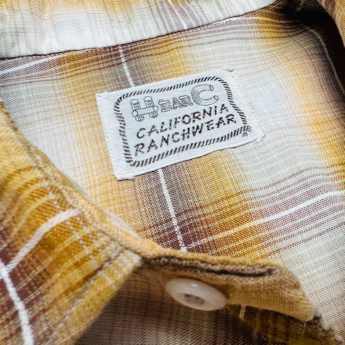 H BAR C VINTAGE WESTERN SHIRT