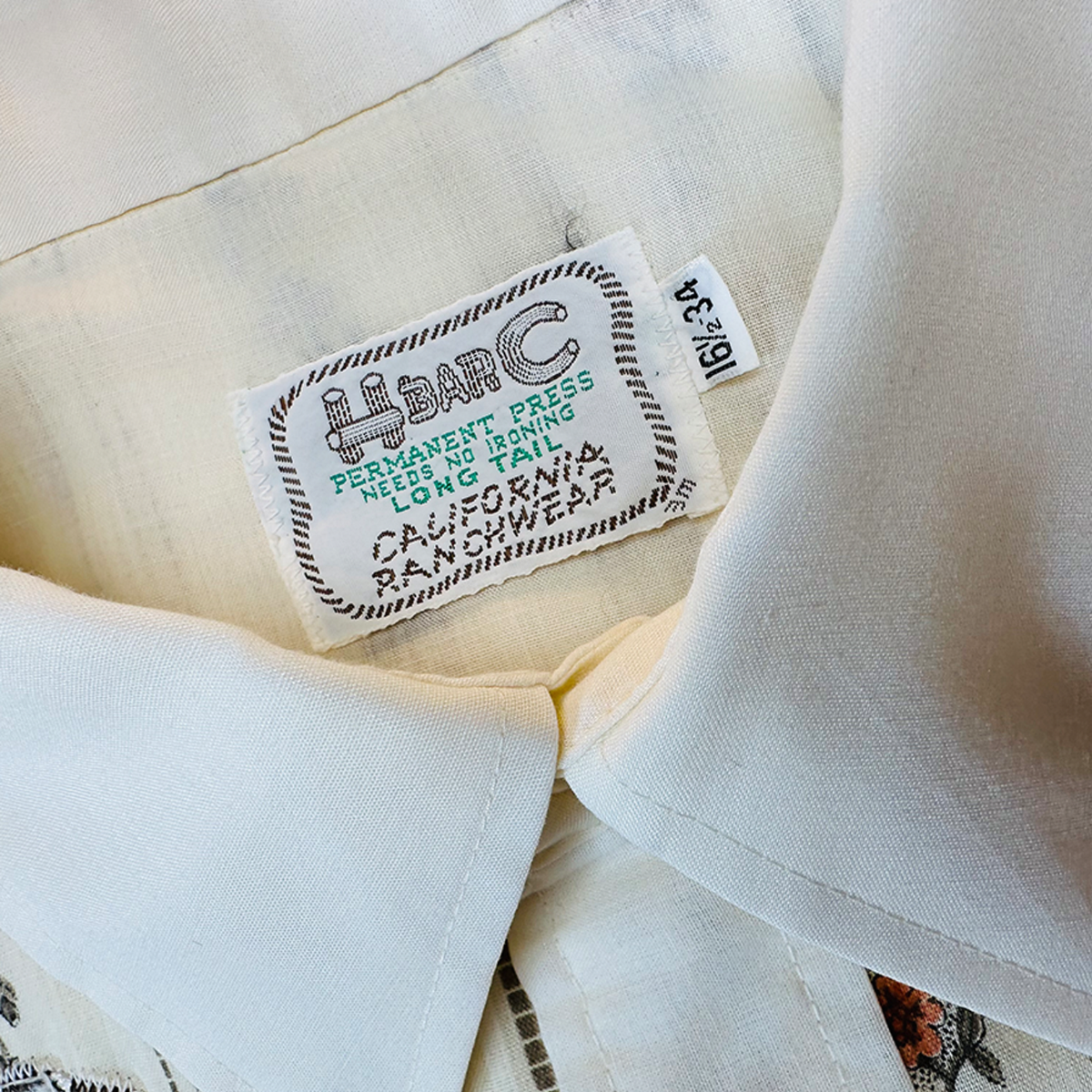 H BAR C VINTAGE WESTERN SHIRT